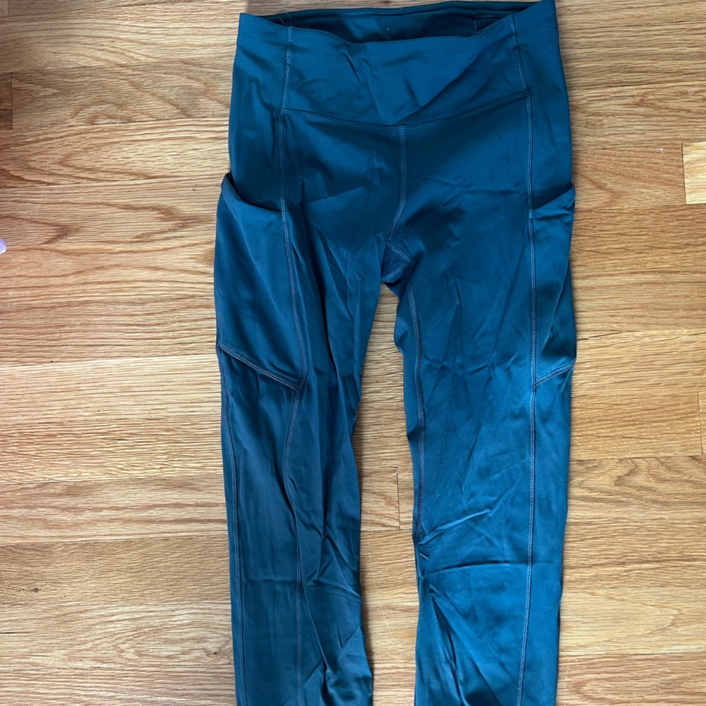 Lululemon dark green leggings